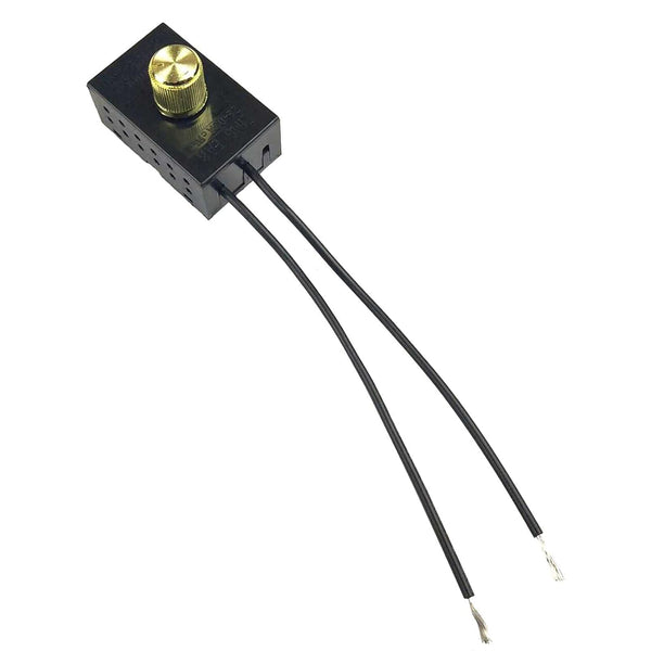 Lights Switch Dimmer Rotary 300W 120VAC for ZE-03A Zing Ear, Brass Knob, Durable Control Repair Kits