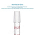 stonylab Glass 14/20 Straight Adapter, Borosilicate Glass 30mm for Two 14/20 Ground Taper Joints, Lab Supply