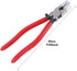 Swpeet Heavy Duty Key Fob Pliers Tool, Metal Glass Running Pliers with Curved Jaws for Key Fob Hardware