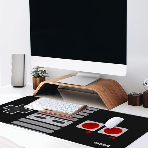 Gaming Mouse Pad, Extended Keyboard Mouse Mat, Large PC Laptop Game Pad with Anti-slip Rubber Base