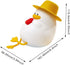 LVOERTUIG 30 Cute Duck USB Rechargeable Night Light, Silicone Kids Lamp with Minute Timer & Tap Control, for Nursery