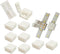 D DrNeeko LED Strip Solderless Connector Adaptor for Waterproof Single Color Led Strip with