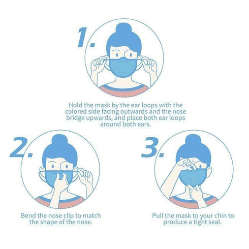 50pcs Disposable Nose Filter, 3-layer Breathable Cover for Hospitals & Public Health