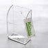 VANCORE Clear Wall Mounted Charging Station - Smart Phone & TV Remote Control Holder (1 Hole)