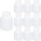 Plastic Container Lab Chemical Reagent Bottles 2oz for Liquid Solid Storage (Translucent, 10 PACK)