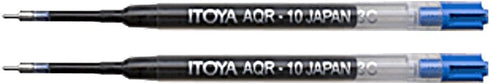Itoya Aquaroller 1.0mm Refill, Blue, 2/Pk