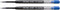 Itoya Aquaroller 1.0mm Refill, Blue, 2/Pk