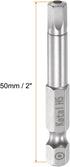 H5 Hex Screwdriver Bit 1/4" Hex Shank 2" Length Magnetic Security Screw Driver Power Tool by HARFINGTON