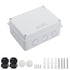 LeMotech Junction Box with Reserved Holes, ABS Plastic Electrical Box IP65 Waterproof Dustproof Project Enclosure