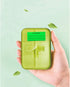 Hybsk Allergies Sticker, Fluorescent Green Allergy Stickers, 1"x2", 500 Per Roll