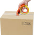 PROSUN 2 Pack Metal Packing Tape Dispenser Gun: 2-inch Wide Tape Dispensers/3-Inch Inner Paper Core (2" Orange + 2"