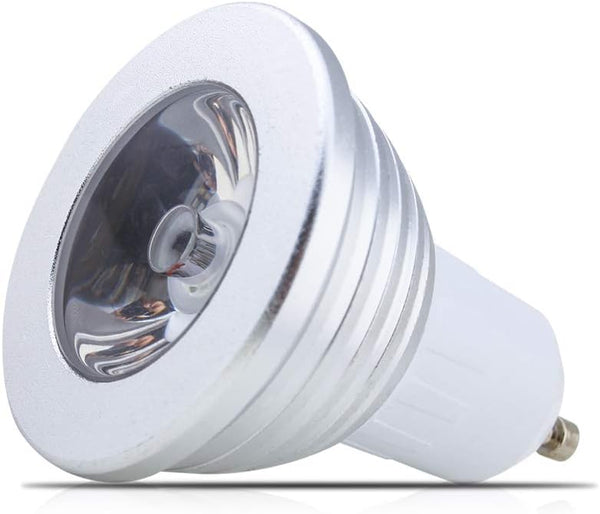 Mengjay 1 Pcs Dimmable GU10 3W Led Bulb RGB LED Spotlight Smart Led