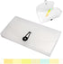 Oak-Pine 13 Pocket Accordion File Organizer, Plastic Check Bill Expanding Document Folder (White Translucent)