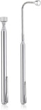 Rechabite 2 Pieces 5 LBS Flexible Magnetic Pickup Tool Set, 23.6" Bendable Extension Pick Up with Pen Clip Design