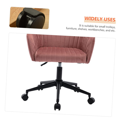 4pcs M8 DOITOOL Swivel Casters Swivel Accent Chair Office Chair Casters Office Chair Rug Wheels Rugs for Casters