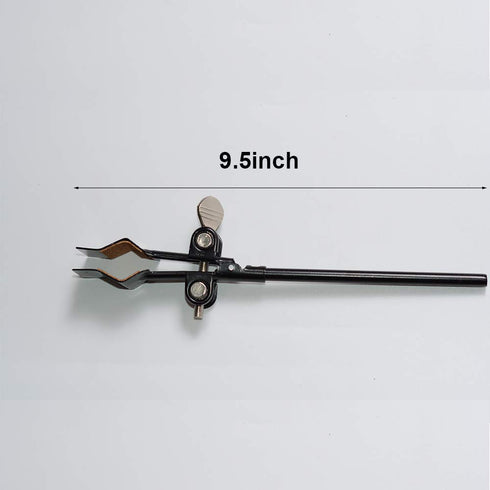 Heavy 24" Laboratory Stand Support, Metalware Ring Stand, Industrial Grade Retort Stand Set for Chemistry