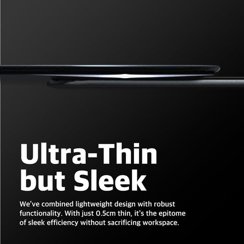 POUT H3 PRO Wireless Charging Mouse Pad Qi-Enabled Fast Charger with Anti-Slip Base & Smooth Surface for Phones