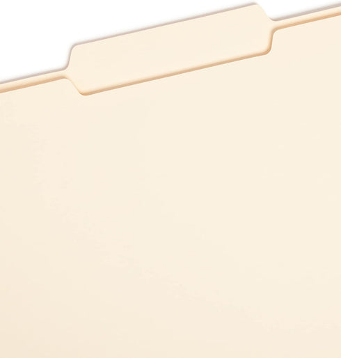 Smead File Folder, 1/3-Cut Tab, Center Position, Legal Size, Manila, 100/Box