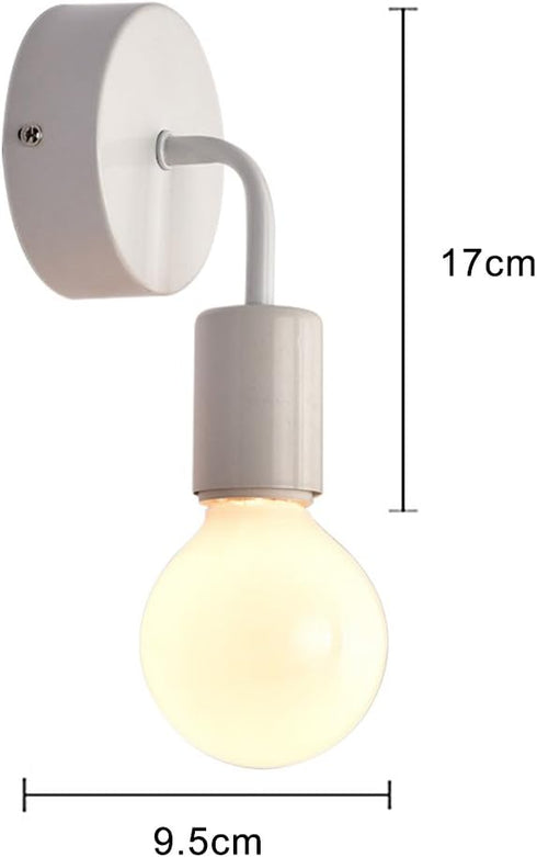 Senmubery Country Antique Iron Simple Wall lamp American Restaurant Bar Corridor Aisle Wall Sucker Wall lamp