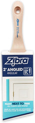 Zibra Precision Detail Paint Brush, Pro Grade, 2-inch Angled for Cutting in & Trim