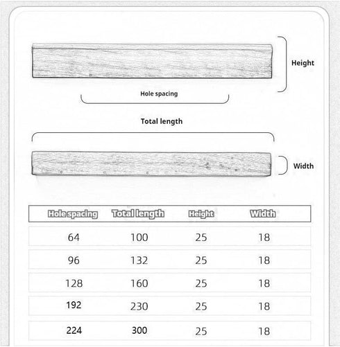PIYYQNY 6 Pack 192mm/7.5 Inches) Drawer Handles Natural Wood Cabinet Pulls Drawer Wardrobe Wooden Handles Suitable