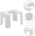 Non-Slip Bathroom Stool for Kids and Adults - Sturdy Toilet Step Stool