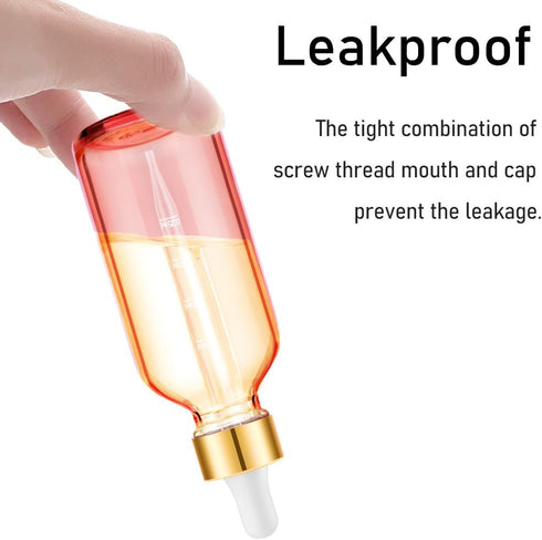 4oz, 12 Pack Pink Dropper Bottles Bumobum Oil Bottles for Hair Glass Eye Dropper Bottle for Essential Oils with Labels