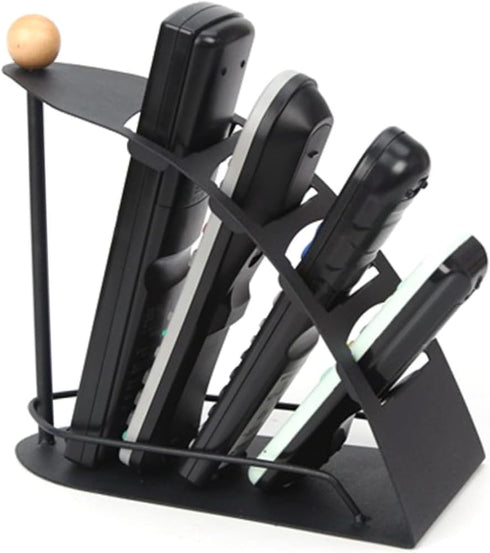 STOBOK Remote Control Holder Rack Stand Form Storage Rack Iron Material Tv
