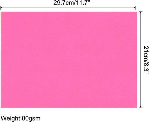 MECCANIXITY 75 Sheets A4 Colored Print Copy Paper 8.5" x 11" Origami Paper Printer Paper 75gsm for Printing, Document Copying, Art Craft, Bright Red by MECCANIXITY