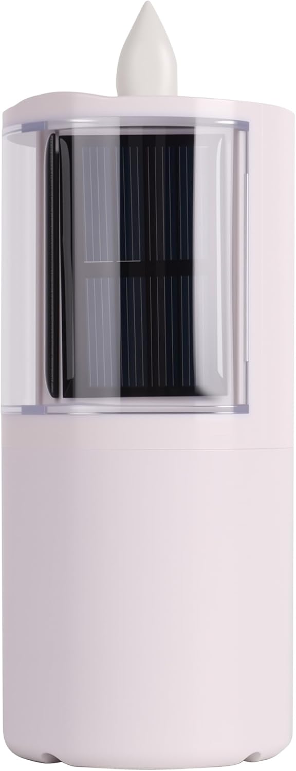 OPENDE Solar Candles Outdoor Waterproof, 2.5"x6.5", Dusk to Dawn, Solar Powered Flameless Candles