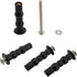 Toilet Seat Hinge Screw 2 Pack, Compatible with TOTO Toilet, Rubber Bolt Top Nuts Set for Replacement Kit
