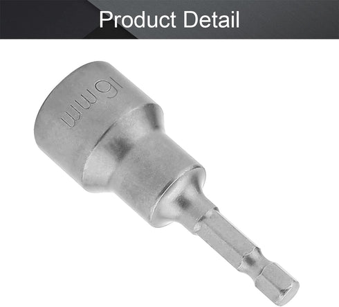 Utoolmart 1/4" 16mm Quick Change Bit Holder, Magnetic Hex Shank Drill Bit Extension for Driver Adapter