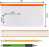 EOOUT 24pcs Poly Zip Envelope, Reusable Plastic Envelopes, 9 x 4.7 Inches, A6 Size, 10 Colors