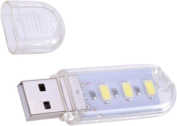 SHINEOFI USB Mini Night Light Portable LED Table Lamp with Flexible Neck Compatible