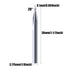 5PCS CNC Router Bits, 20 Degree 1/8 Shank, 2 Flutes, Engraving V Bits for Wood, Plywood, MDF, Stainless Steel