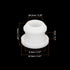 MECCANIXITY 10Pcs Snap Rubber Grommet Plug Mount, Dia 9.5mm ID 6.5mm Seal for Electrical Box Cable Pipe White