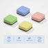 loukin Mini Magnetic Dry Erase Eraser 24 Pack with 2 Bottles of 3.4 oz Whiteboard Cleaner for Classroom & Office