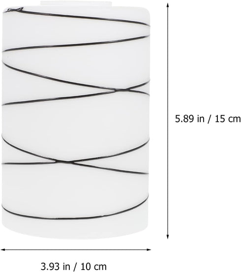 Hanging Glass Lamp Shade Frosted Indoor Ceiling Light Replacement Shade Easy Install Decorative Accessory for Table