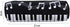 Black violin Oxford Cloth Pencil Case,Square Single Layer Music Notes Piano Keyboard Pencil Case Large Capacity Pen Bags Stationery Office Supplies Pencil Holders and Pen Holders