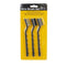 Edward Tools Wire Brush Set, Nylon/Brass/Stainless Steel Scratch Brush for Automotive, Cleaning, Rust Removal