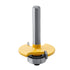 1/4 Inch 5/32 Inch Mesee Shank Biscuit Joiner Router Bit T Slot Router Bit with Bearing Guide Wood Biscuit Jointing