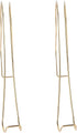 PRETYZOOM 2pcs High Heel Shoe Display Rack Shoe Holder for Retail Stores