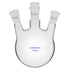 4 Neck Round Bottom Flask RBF, Heavy Wall Borosilicate Glass, 1000 ml, 4 Bevel Necks, 24/40 Joint