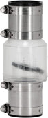 ProCheck Quiet Silent Sump Pump Check Valve - 1-1/2“ with Stainless Steel Vibration Resistant Couplings