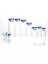 otwooi 15ml Sealed Empty Vials for Injection, Transparent Glass Vials with Self-Healing Injection Port, 10pcs