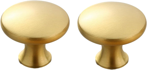 PILYON Cabinet Knobs 2Pack Chinese Brass Drawer Handle Indoor Hardware Bedside Cabinet Cabinet