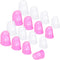 Wisdompro 16 Pcs Finger Tips, Silicone Thimble Fingertip Grips for Hand Sewing, Page Turning, Money Counting
