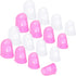 Wisdompro 16 Pcs Finger Tips, Silicone Thimble Fingertip Grips for Hand Sewing, Page Turning, Money Counting