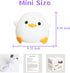 7 Duck Night Light for Kids, Colors Cute Duck Bedside Lamp for Baby Nursery, Rechargeable Silicone Squishy Night Light