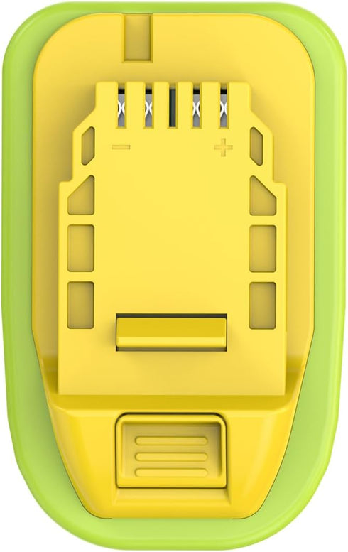 Adapter Upgrade for DeWalt 20v MAX XR Tools to Ryobi 18v Batteries, 1 Adapter Only (Without Charging Function)